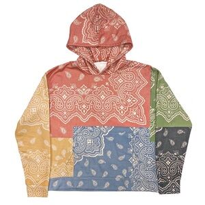 Men’s Profound Bandana Paisley Print Hoodie